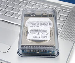 OWC's Mercury On-The-Go Pro portable hard disk drive case kit