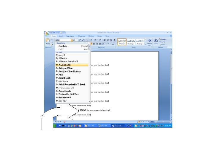 office 2007 quick tour